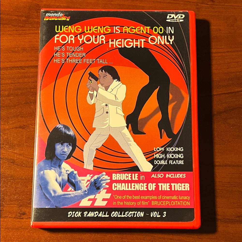 For Your Height Only DVD Mondo Macabro Cult Classic